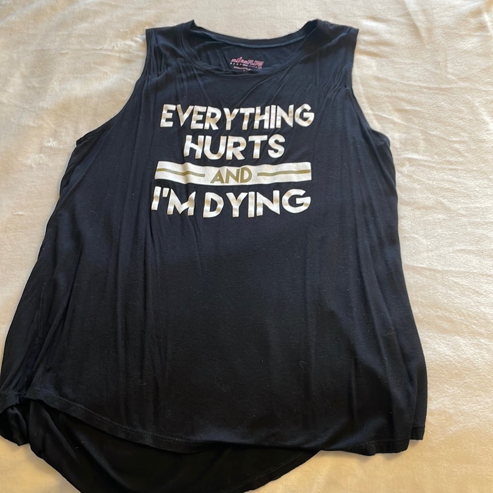 Funny workout tank